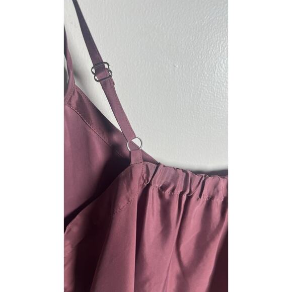 Athleta Calm Cool Cami Silky Plum Size 1X Plus Size Sleep Wear Spaghetti Straps - Picture 10 of 11